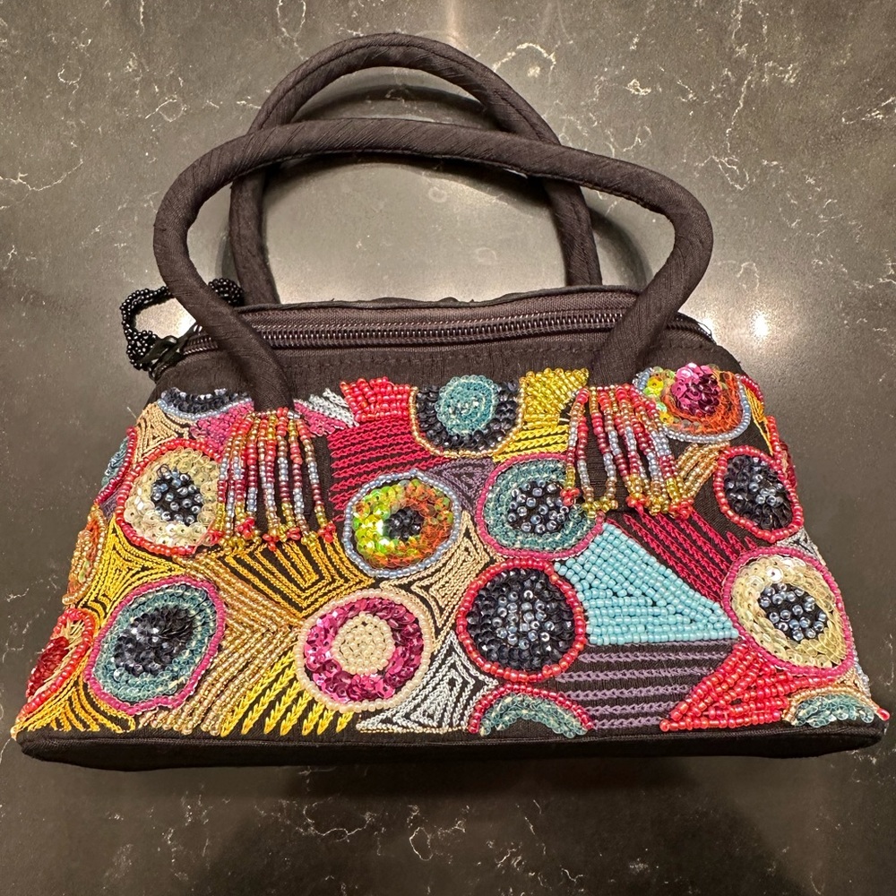 Special occasion beaded micro bag